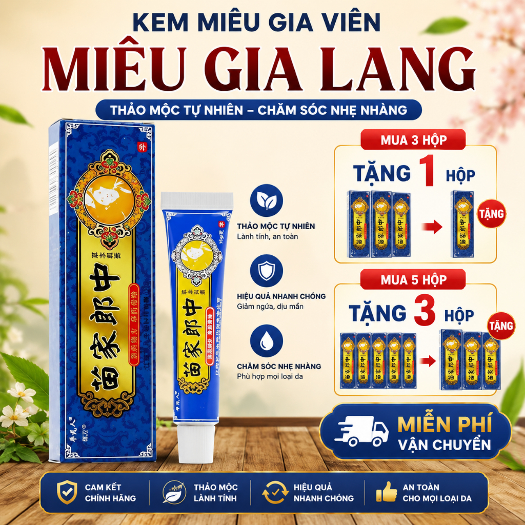 Kem Bôi Da Miếu Gia Viên - Dưỡng Da, Hỗ Trợ Các Vấn Đề Da Khô, Nám, Vảy Nến - Thảo Mộc Tự Nhiên 15g