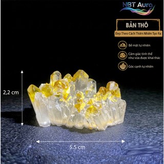 Tinh Thể Vàng Gold Ánh Kim - Golden Vein Luxury Crystal