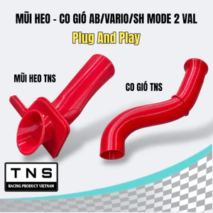 Mũi Heo Co Gió Intake Độ AB/Vario/Sh Mode 2 Val (Ngẫu nhiên màu đỏ đen)