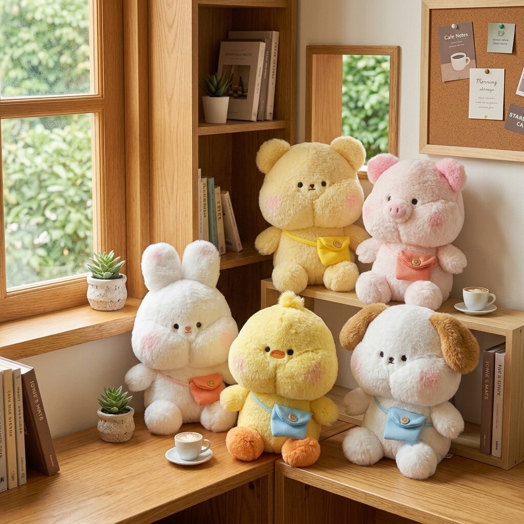Gấu Bông Mini Các Loại 23-25Cm Đáng Yêu, Thú Nhồi Bông Nhỏ Hàng Cao Cấp Làm Quà Tặng Sinh Cho Bé