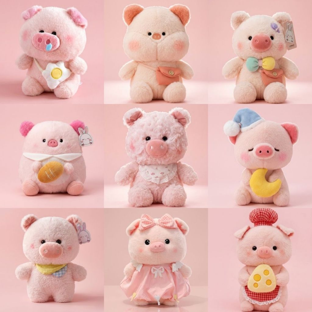 Gấu Bông Nhỏ 23-25CM Cao Cấp Mềm Mại, Thú Nhồi Bông Mini Nhiều Mẫu Đáng Yêu Làm Quà Tặng,Decor