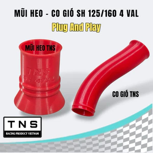 Mũi Heo Co Gió Intake Độ SH 125/160 4 Val 2020-2025 (Ngẫu nhiên màu đỏ đen)