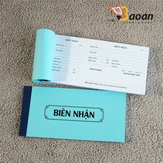 Biên Nhận 1 Liên 50 Tờ – Giấy Ford Dày, Sổ Biên Nhận Bán Hàng, Thu Tiền+++++