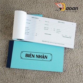 Biên Nhận 1 Liên 50 Tờ – Giấy Ford Dày, Sổ Biên Nhận Bán Hàng, Thu Tiền+++++
