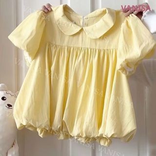Áo sơ mi nữ form bí tay phồng cổ bèo sen hồng vàng xanh mint trắng đen phong cách tiểu thư VANISA SM105