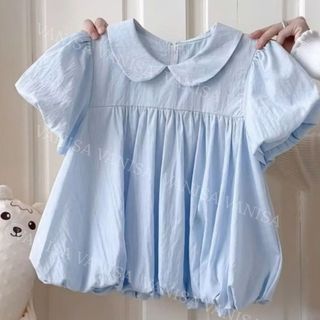 Áo sơ mi nữ form bí tay phồng cổ bèo sen hồng vàng xanh mint trắng đen phong cách tiểu thư VANISA SM105