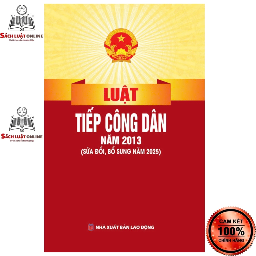 Sách - Luật tiếp công dân (sđ năm 2026) NXB Lao động