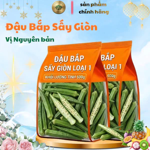 Đậu bắp sấy thăng hoa thơm ngon giòn rùm ăn vặt ăn kiêng sản phẩm sạch tốt cho sức khoẻ