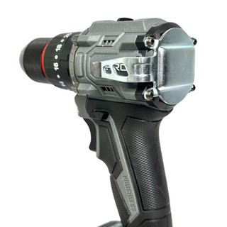 Thân Máy Khoan Pin Xám Đầu Kẹp 10ly THPRO Không Chổi Thân Chân Pin Phổ Thông Có móc cài,lớp INOX Bọc sau máy tiện dụng