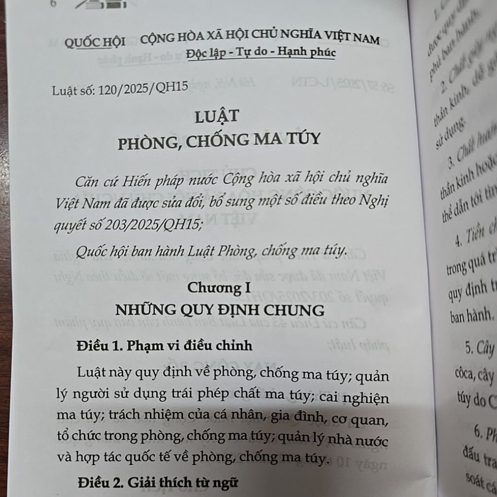 Sách - Luật phòng chống ma túy năm 2025 (NXB Lao động)