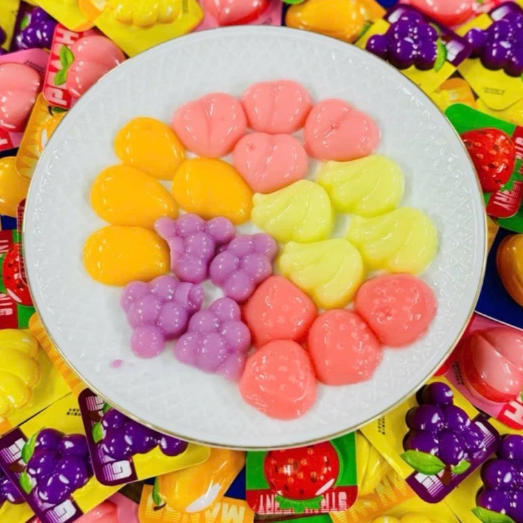Thạch Sữa Chua Ngũ Quả Mix Vị Trái Cây Thơm Ngon, Đồ Ăn Vặt Hot Trend