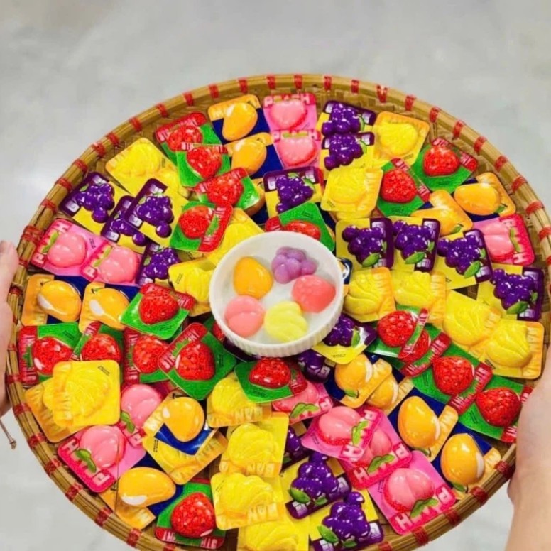 Thạch Sữa Chua Ngũ Quả Mix Vị Trái Cây Thơm Ngon, Đồ Ăn Vặt Hot Trend