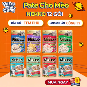 Combo 12 gói Pate Nekko cho Mèo 70g