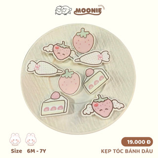 Kẹp tóc bánh dây cho bé gái xinh xắn dễ thương