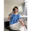 𝗔𝗹𝗶𝗮 𝗟𝗶𝗻𝗲𝗻 - Áo Linen cổ tròn tay phồng