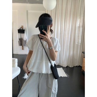 𝗔𝗹𝗶𝗮 𝗟𝗶𝗻𝗲𝗻 - | LY LINEN| - Áo Linen cổ tròn tay phồng