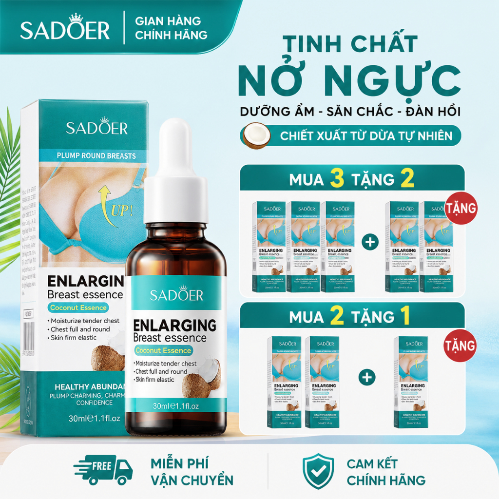 Tinh Chất Dưỡng Ngực – Giúp Da Ngực Săn Chắc, Mềm Mịn, Quyến Rũ Tự Nhiên