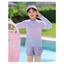 Đồ bơi mẹ bé giữ nhiệt sz 10-60kg quần 2 lớp, đồ bơi cho bé gái phong cách thể thao, bikini 2 mảnh cho bé khoá kéo