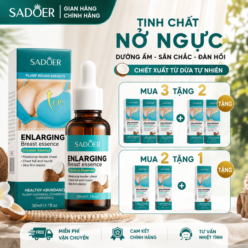 Huyết thanh nâng ngực, huyết thanh massage ngực
