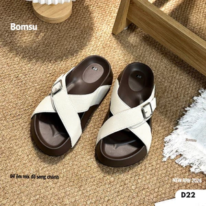 Dép sandal D022 quai xoắn phong cách hàng quốc - trendy