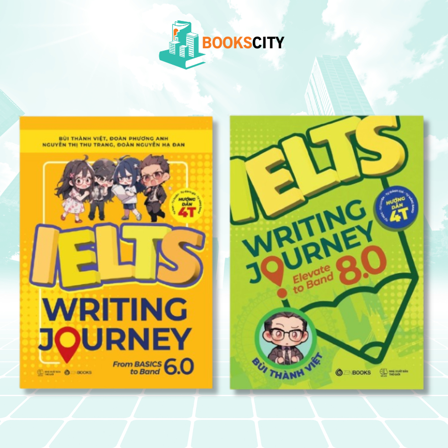 Combo 2 Cuốn Sách Ielts Writing Journey - Từ Band 6.0 Đến Band 8.0