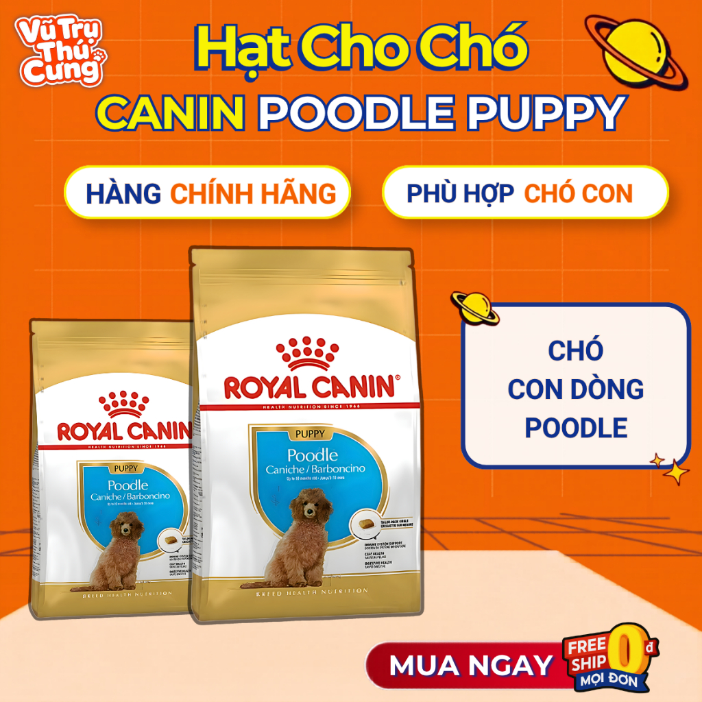 Hạt cho Chó con Royal Canin Poodle Puppy 500g