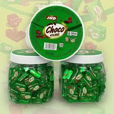 [Hũ Lớn Sang Xịn 120 Viên] Kẹo Choco Cube Thơm Béo Ngậy, Viên Socola Cube Đồ Ăn Vặt Hot Trend