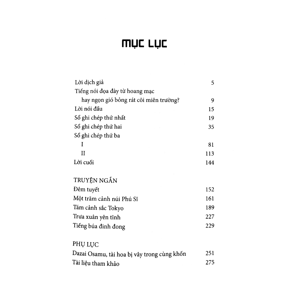 Sách - Thất Lạc Cõi Người - Dazai Osamu