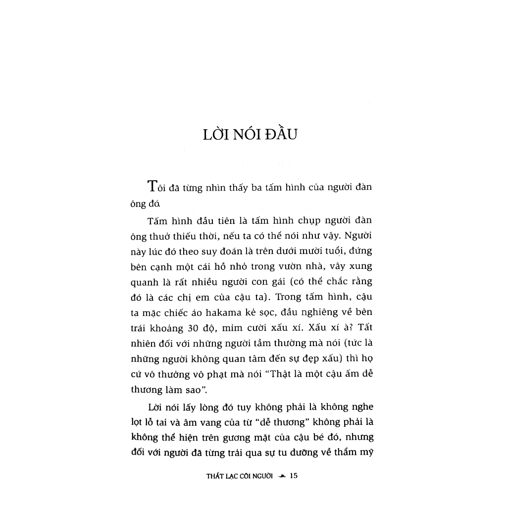 Sách - Thất Lạc Cõi Người - Dazai Osamu