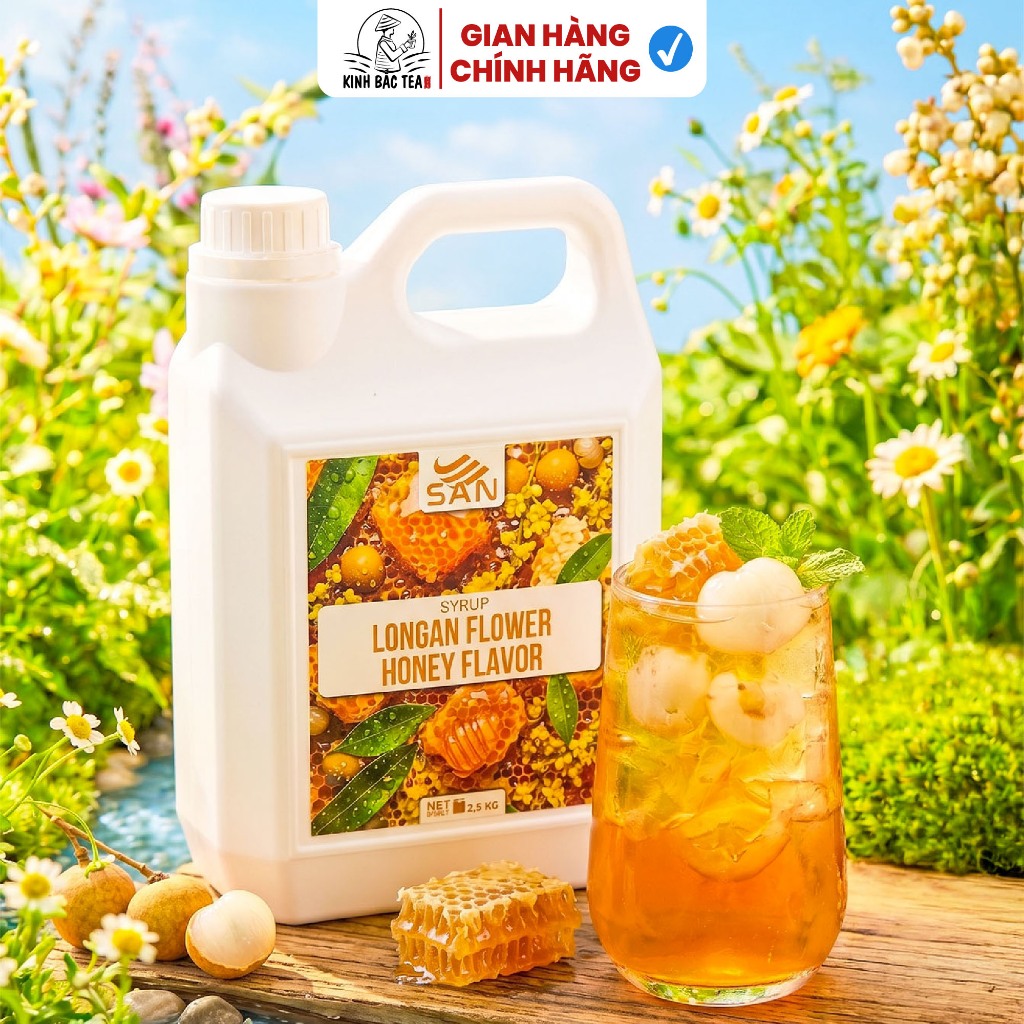 Syrup/siro QUÝT SAN chai 1kg, có mẫu thử 100ml, tặng công thức pha chế, hương thơm, tiện dụng