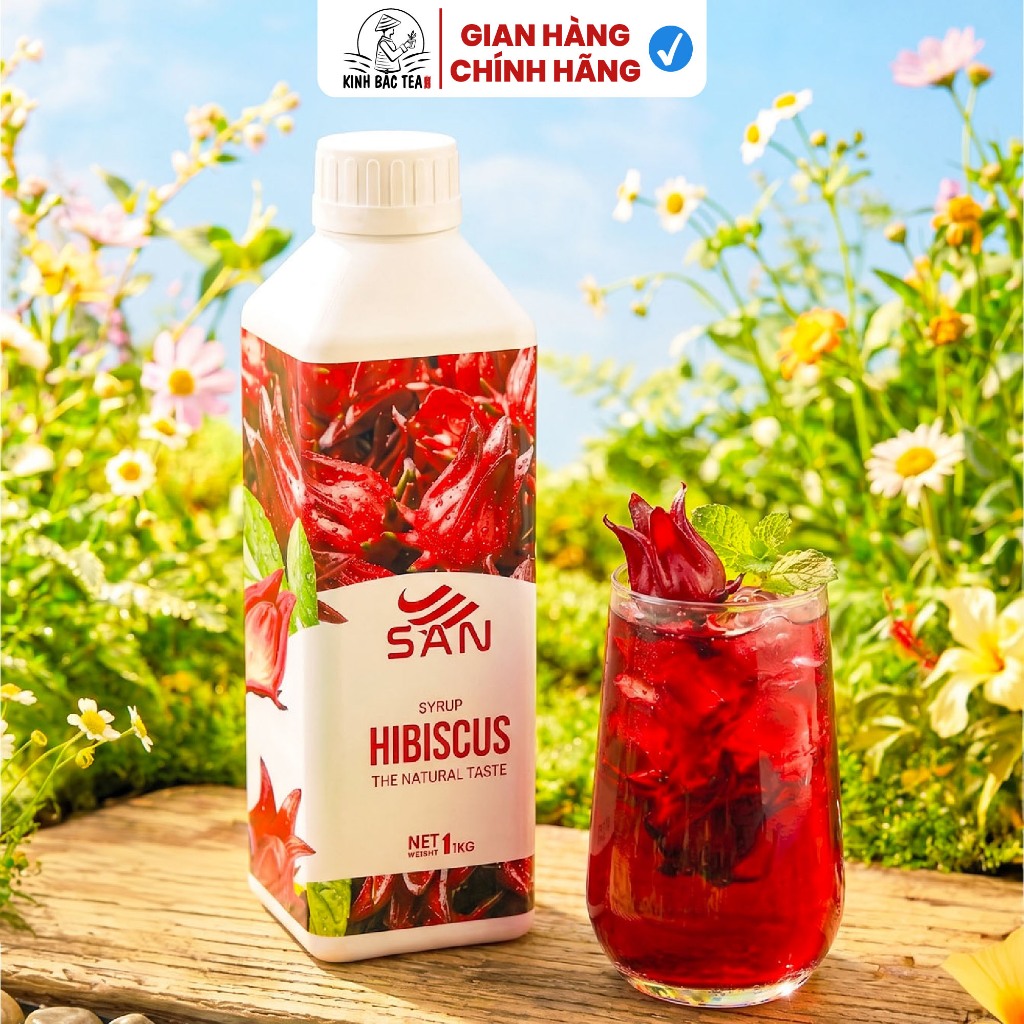 Syrup/siro QUÝT SAN chai 1kg, có mẫu thử 100ml, tặng công thức pha chế, hương thơm, tiện dụng