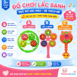 Đồ Chơi Lắc Banh, Lục Lạc, Xúc Xắc Cho Bé – Nhiều Mẫu Ngộ Nghĩnh Giúp Bé Phát Triển Giác Quan