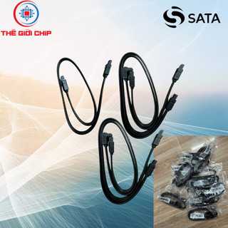 Cáp sata 3 ổ cứng /SSD Siêu tốc độ 6Gb/s (ZIN theo main) cable (mỗi bịt 2/sợi-có xé lẻ 1/sợi ) : Bảo hành 12 tháng