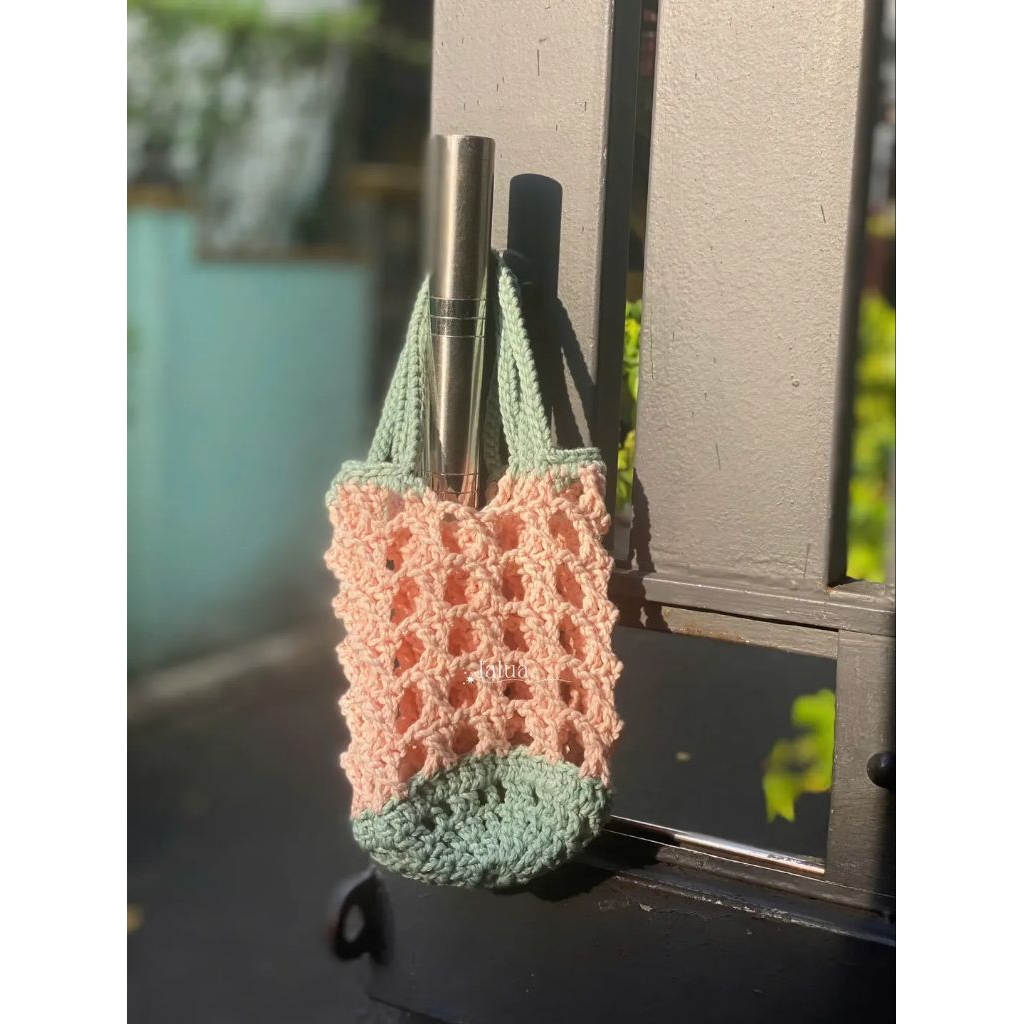 LALUA.| B03-Túi Đựng Bình Giữ Nhiệt/ Ly Giữ Nhiệt/Bình Nước  500ml Bằng Len Sợi