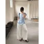 𝗗𝗲𝗺𝗶 𝗟𝗶𝗻𝗲𝗻- Áo Linen cổ tròn nhún eo