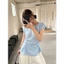 𝗗𝗲𝗺𝗶 𝗟𝗶𝗻𝗲𝗻- Áo Linen cổ tròn nhún eo