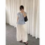 𝗗𝗲𝗺𝗶 𝗟𝗶𝗻𝗲𝗻- Áo Linen cổ tròn nhún eo