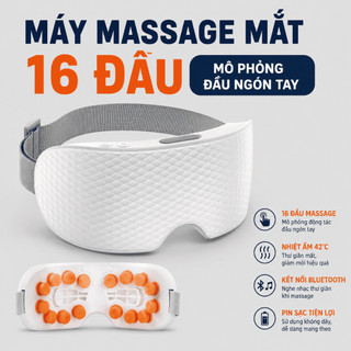 Máy massage mắt 16 đầu rung KACHI MK380 phun sương thư giãn