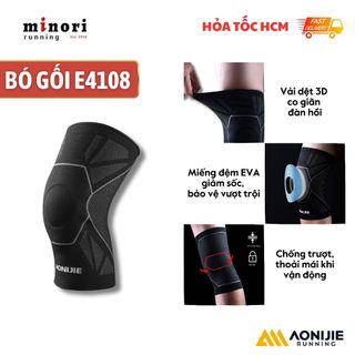 Bó Gối Thể Thao Bảo vệ Đầu gối Pickleball băng gối thể thao tập gym Aonijie E4108 cao cấp đệm silicon