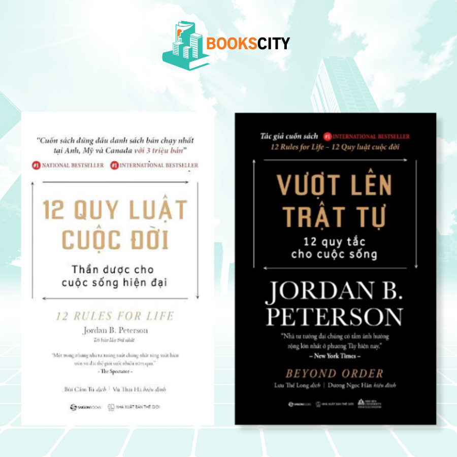 Combo Sách - Vượt Lên Trật Tự + 12 Quy Luật Cuộc Đời - Jordan B.Peterson