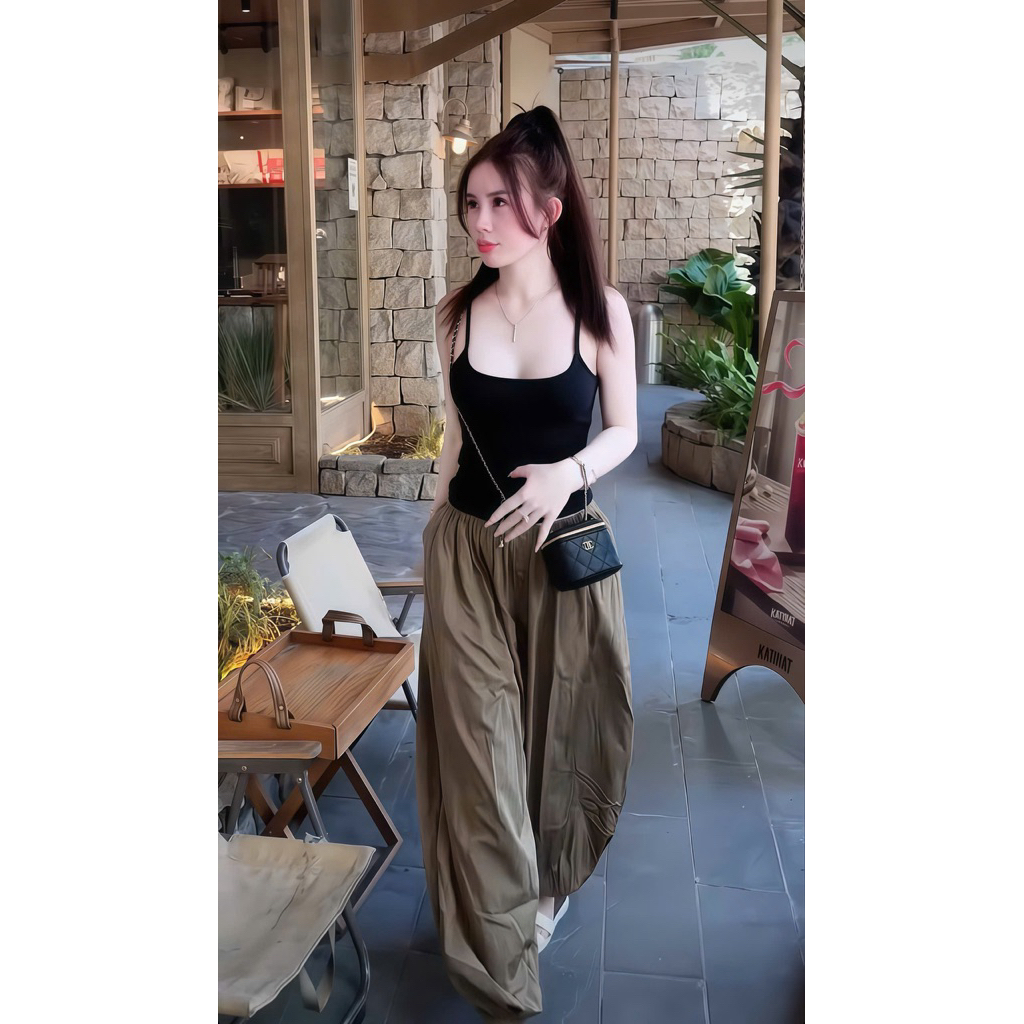 set áo 2  dây phối quần gió băn cúc bọc chuẩn
