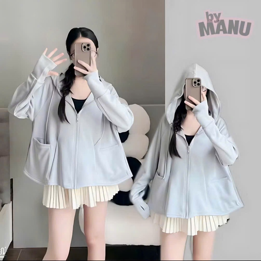 Áo Khoác Chống Nắng Nữ Cánh Dơi Form Rộng Ngắn – Chất Umi Mềm Mịn Co Giãn 4 Chiều, Nhẹ Mát Chống Tia UV, Phong Cách K21
