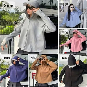 Áo Khoác Chống Nắng Nữ Cánh Dơi Form Rộng Ngắn – Chất Umi Mềm Mịn Co Giãn 4 Chiều, Nhẹ Mát Chống Tia UV, Phong Cách K21
