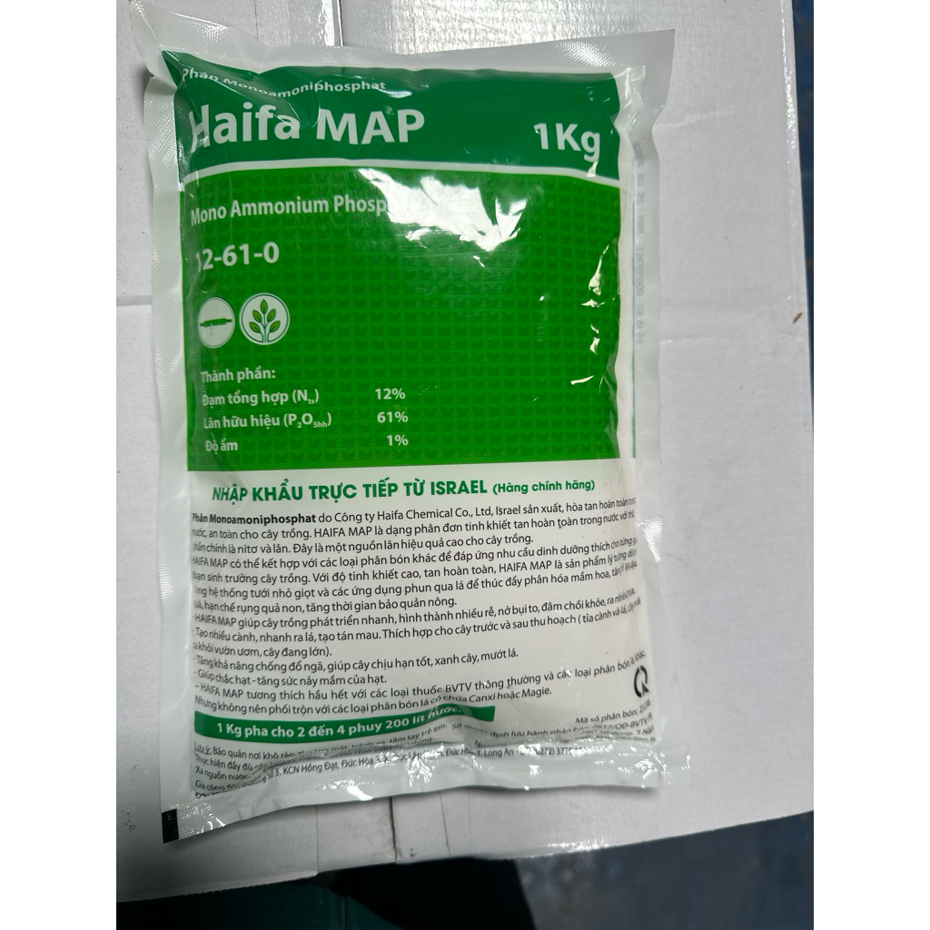 Phân Bón Tinh Khiết #Haifa #MAP (12-61-0) NH4H2PO4 chính hãng từ Isarel