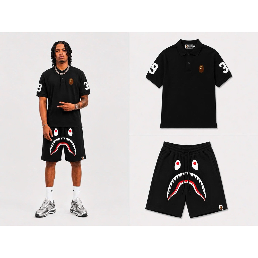 Bộ Baape Short Polo Best quality new 2026