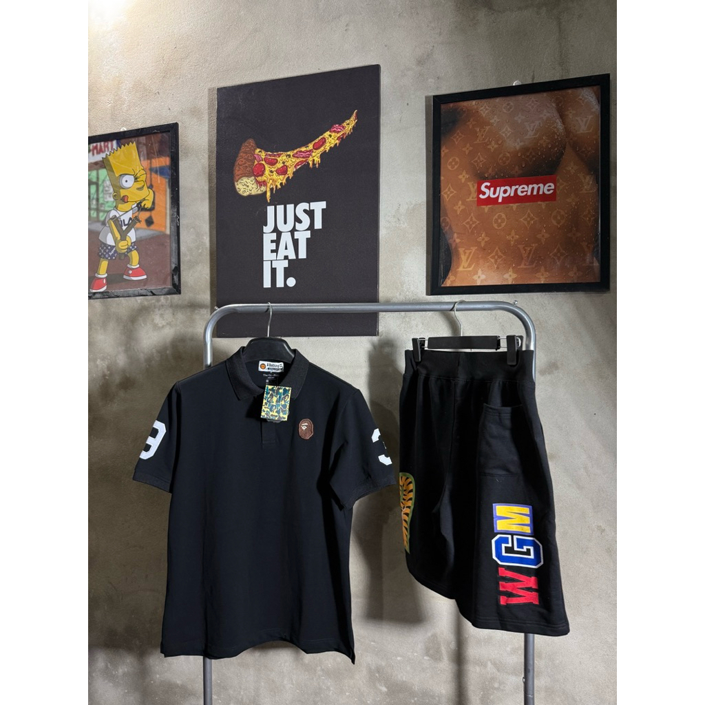 Bộ Baape Short Polo Best quality new 2026