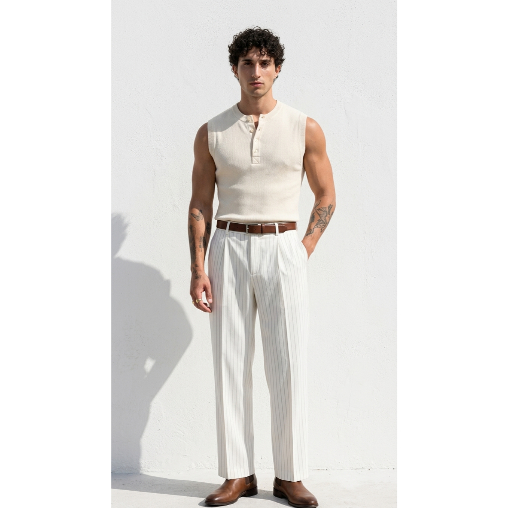 Áo tanktop nam cổ trụ by MF.Essentials