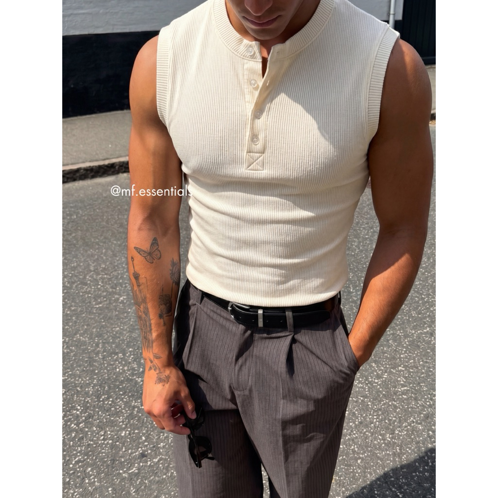 Áo tanktop nam cổ trụ by MF.Essentials