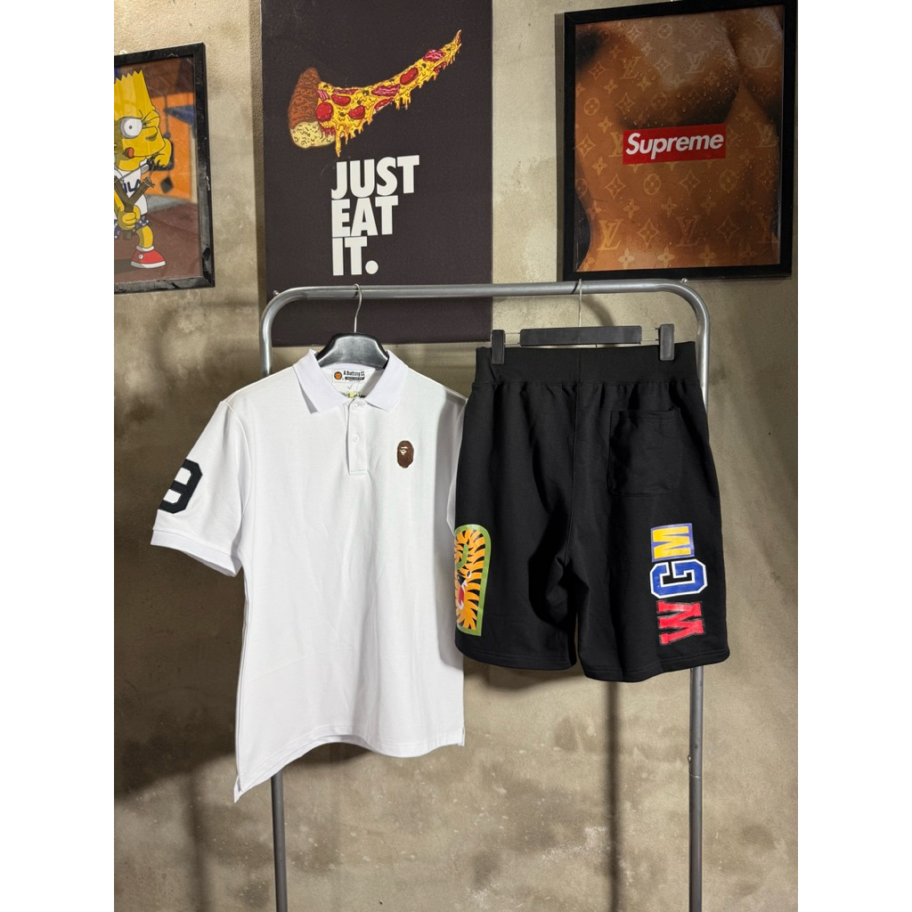 Bộ Baape Short Polo Best quality new 2026
