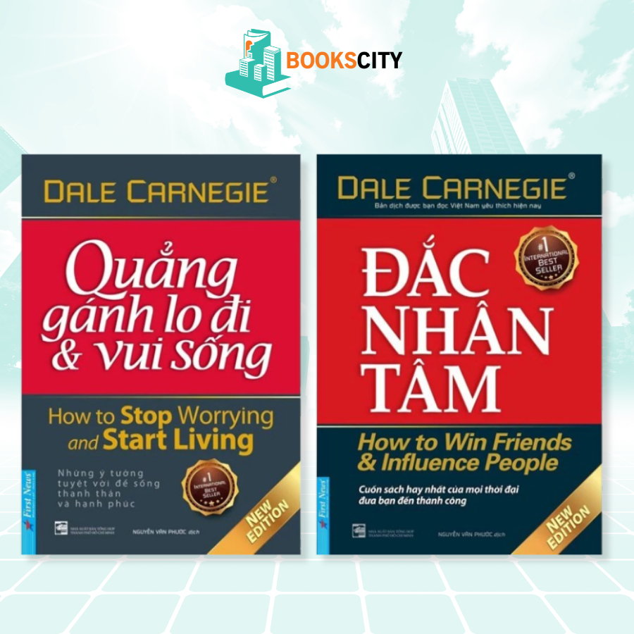 Sách - Combo đắc nhân tâm + Quẳng gánh lo đi và vui sống (Lẻ tùy chọn)